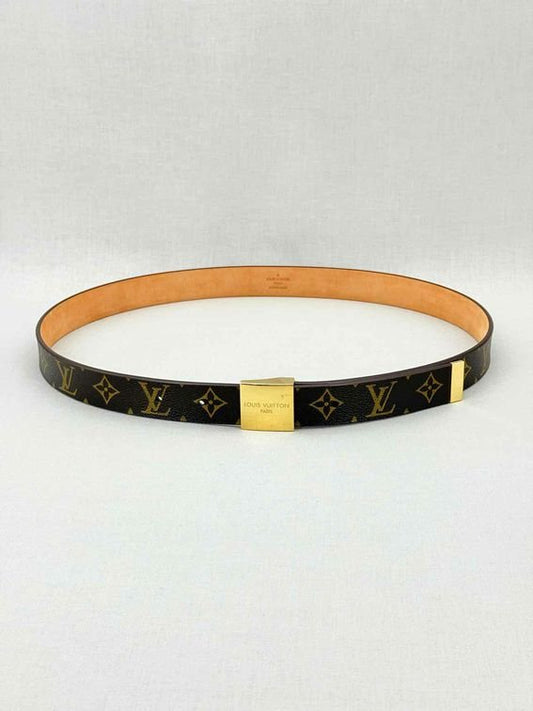 LOUIS VUITTON Brown Monogram Belt