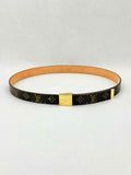 LOUIS VUITTON Brown Monogram Belt