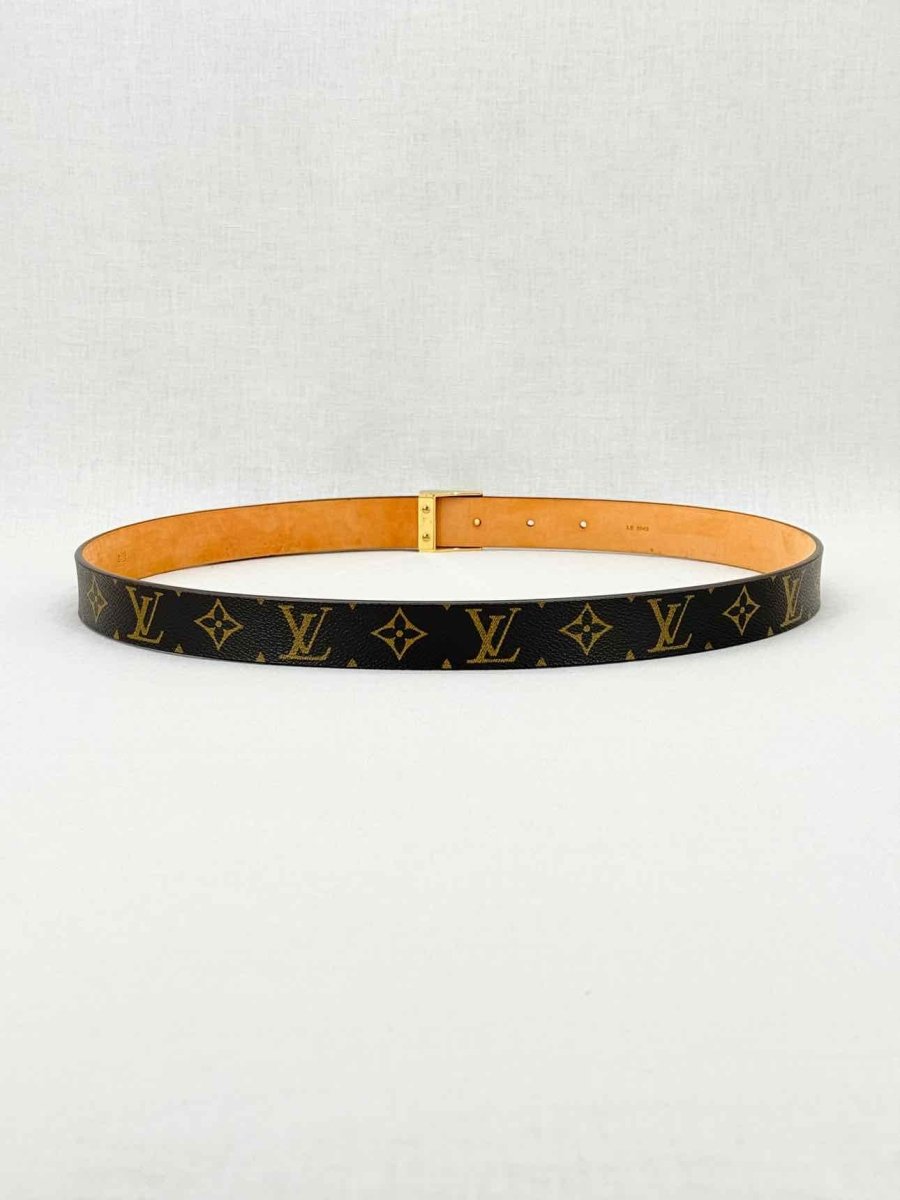 LOUIS VUITTON Brown Monogram Belt