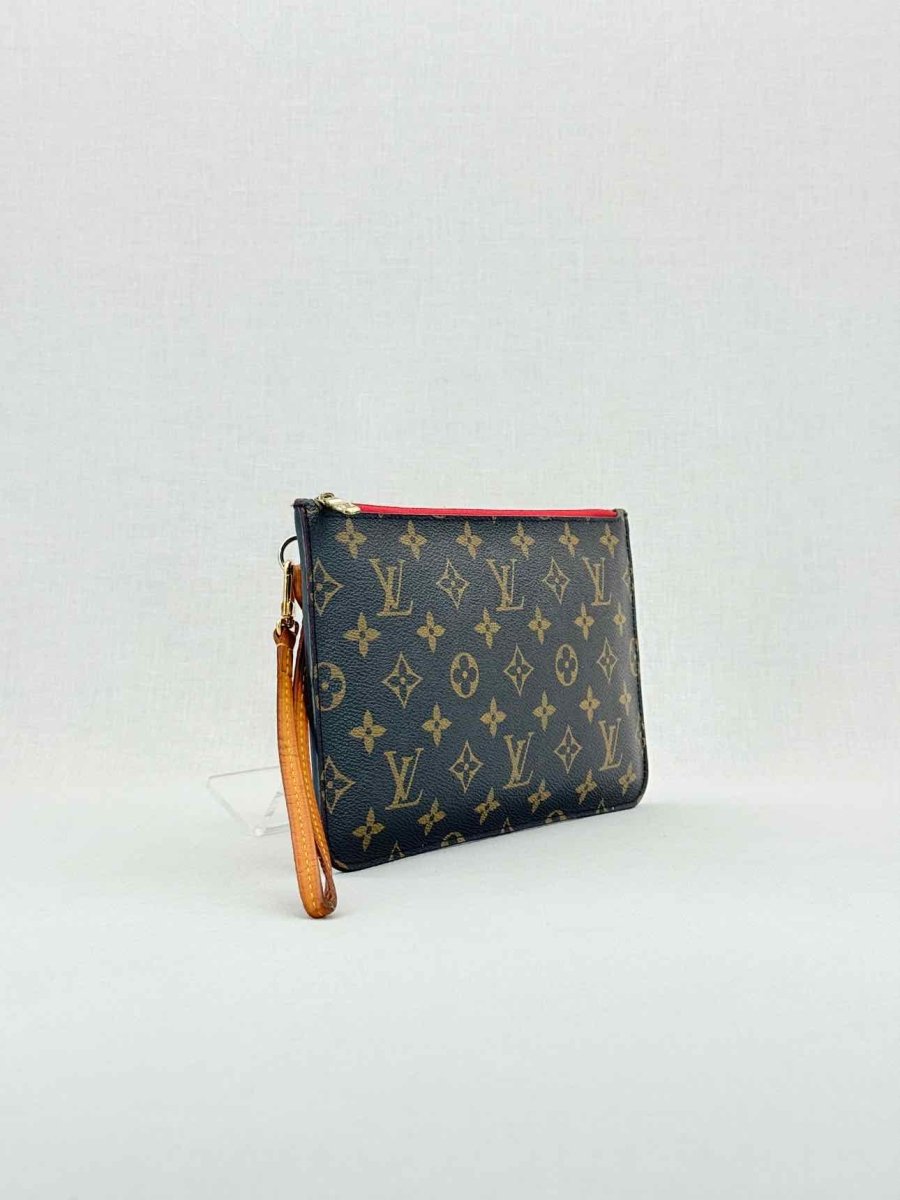 LOUIS VUITTON Brown Monogram Pouch