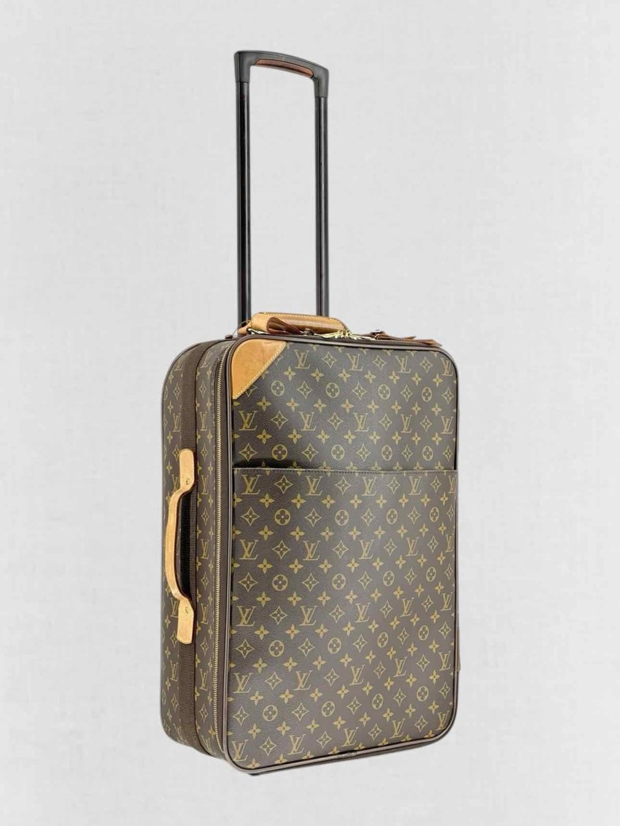 LOUIS VUITTON Brown Monogram Rolling Luggage