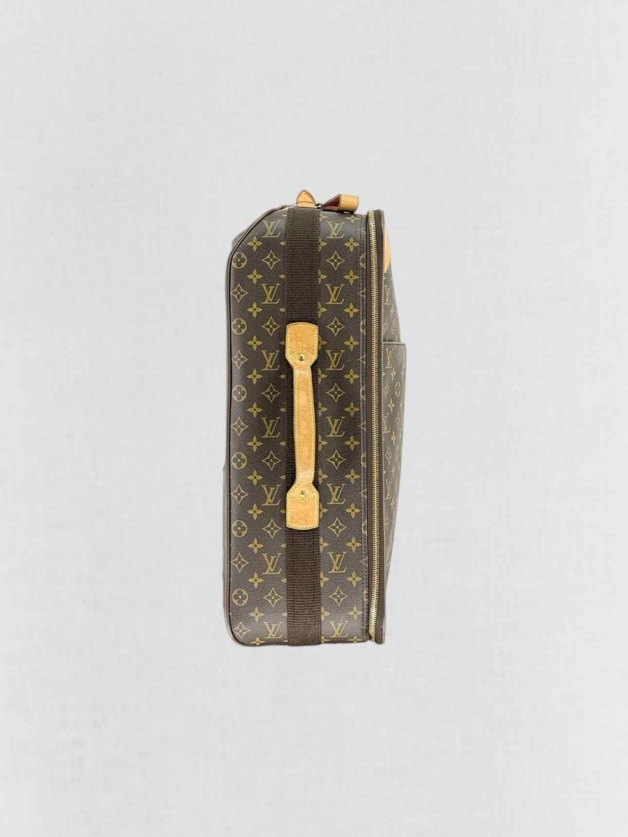 LOUIS VUITTON Brown Monogram Rolling Luggage