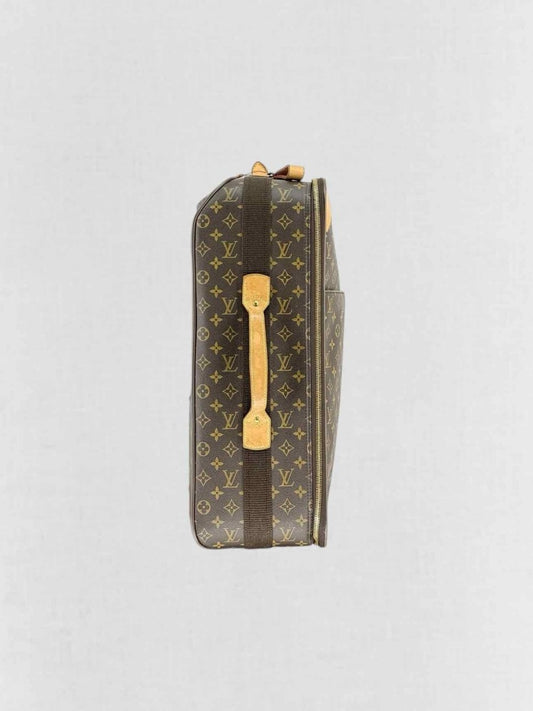 LOUIS VUITTON Brown Monogram Rolling Luggage