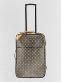 LOUIS VUITTON Brown Monogram Rolling Luggage
