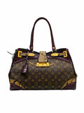 LOUIS VUITTON Brown/Burgundy Shoulder Bag
