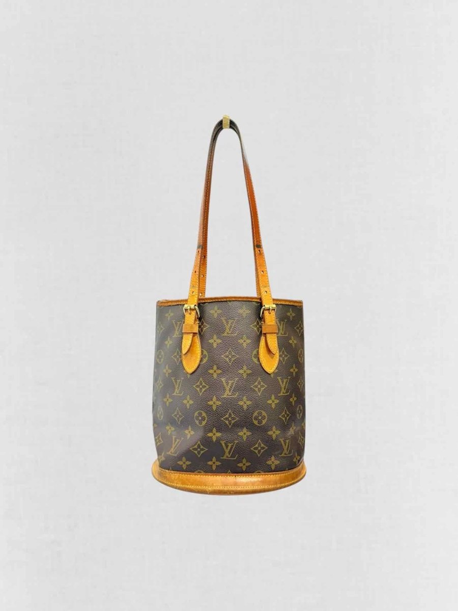 LOUIS VUITTON Bucket Brown Shoulder Bag