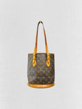 LOUIS VUITTON Bucket Brown Shoulder Bag