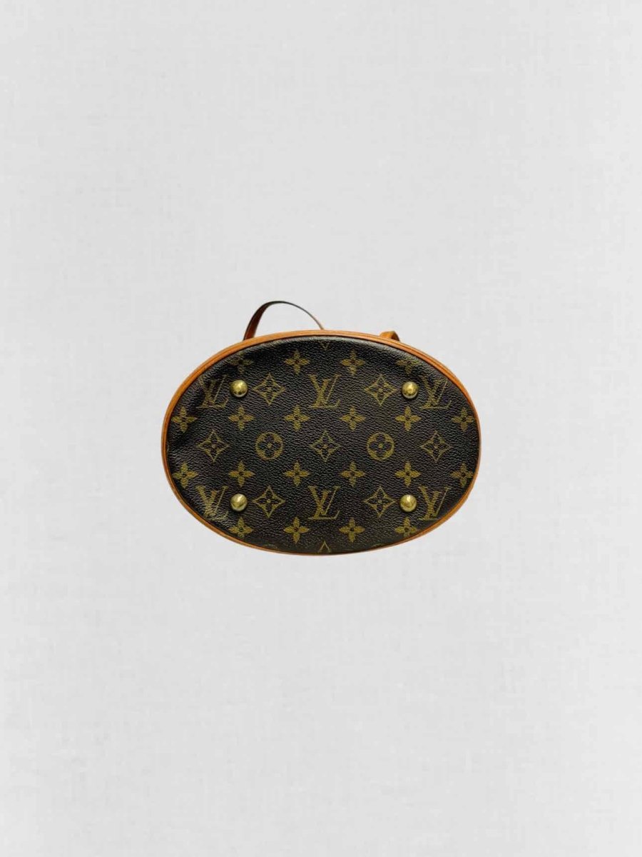 LOUIS VUITTON Bucket Brown Shoulder Bag