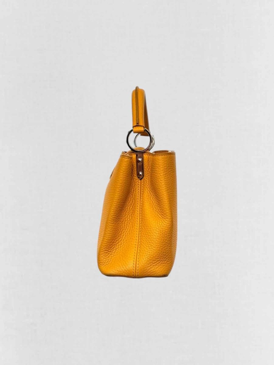 LOUIS VUITTON CAPUCINES Mustard Top Handle