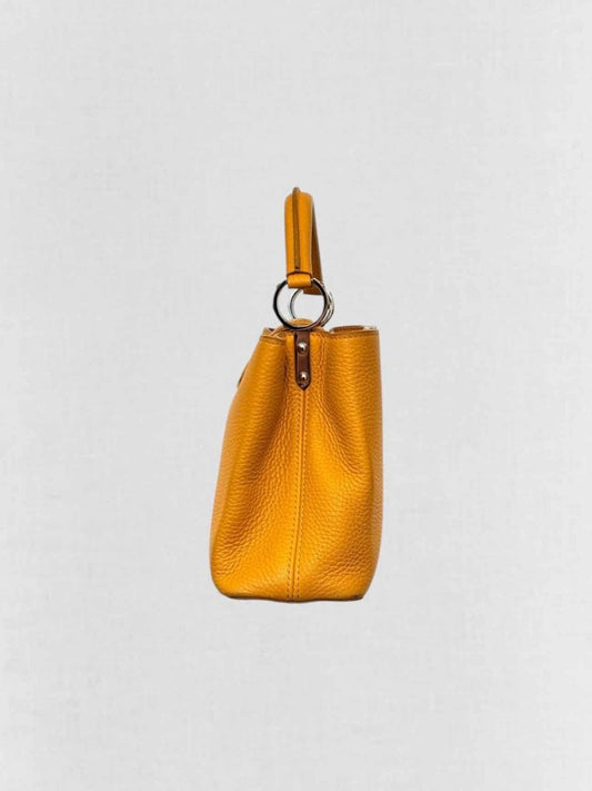 LOUIS VUITTON CAPUCINES Mustard Top Handle