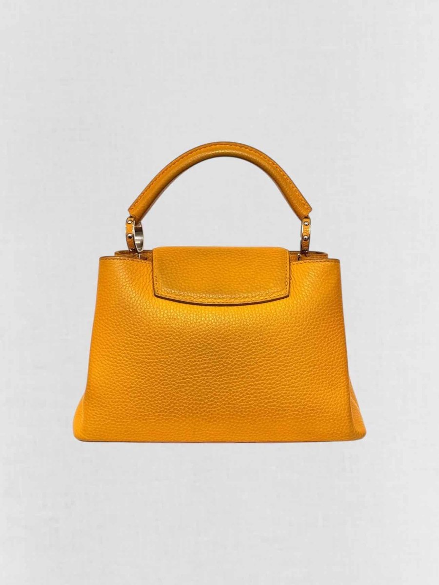 LOUIS VUITTON CAPUCINES Mustard Top Handle