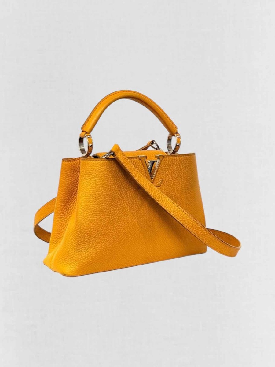 LOUIS VUITTON CAPUCINES Mustard Top Handle