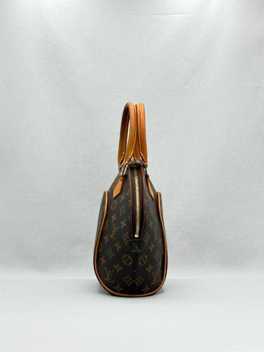 LOUIS VUITTON Ellipse Brown & Beige Monogram Top Handle