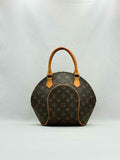 LOUIS VUITTON Ellipse Brown & Beige Monogram Top Handle