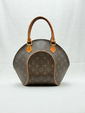 LOUIS VUITTON Ellipse Brown & Navy Blue Top Handle