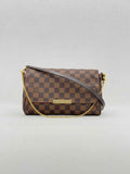 LOUIS VUITTON Favorite Brown Damier Ebene Shoulder Bag