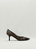 LOUIS VUITTON Fetish Brown Monogram Size EU 38 Pumps