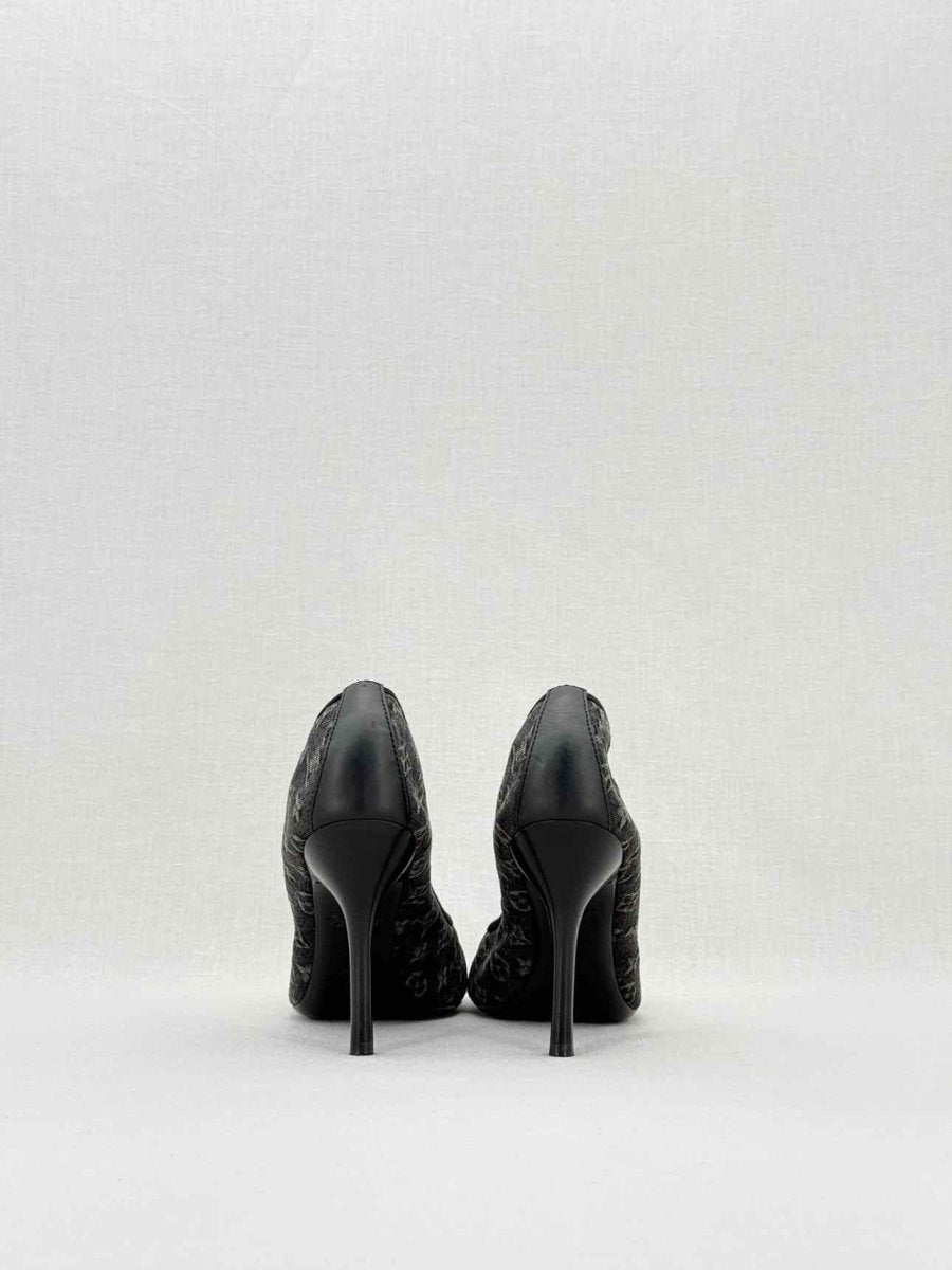 LOUIS VUITTON Flash Lotus Black Size EU 37 Pumps