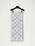 LOUIS VUITTON Grey Logomania Scarf