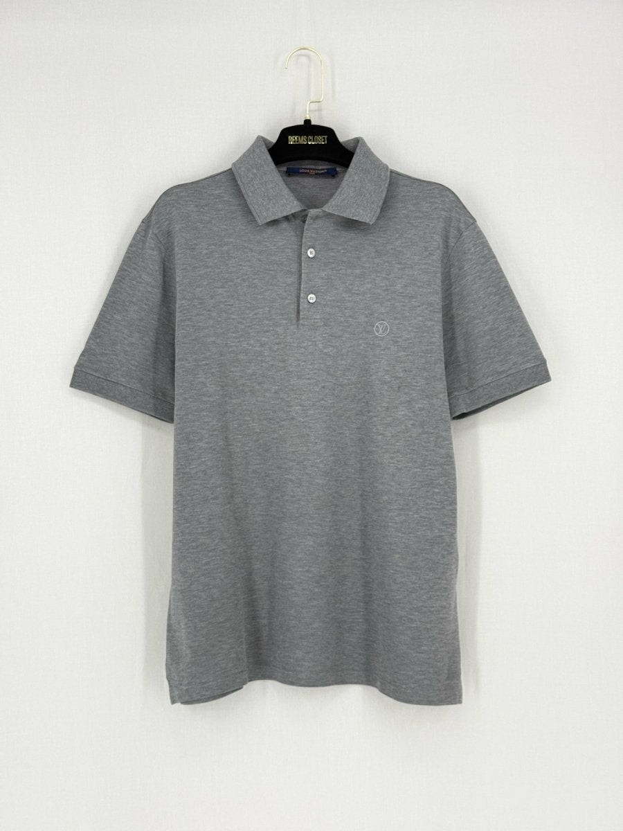 LOUIS VUITTON Grey Size Medium Polo Shirt