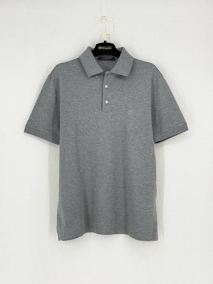 LOUIS VUITTON Grey Size Medium Polo Shirt