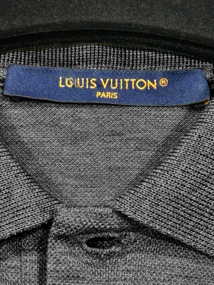 LOUIS VUITTON Grey Size Medium Polo Shirt