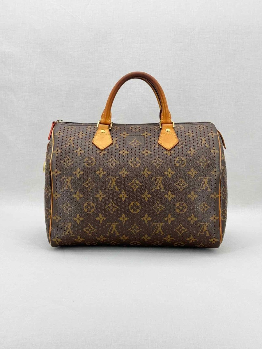 LOUIS VUITTON Limited Edition Brown Monogram Top Handle