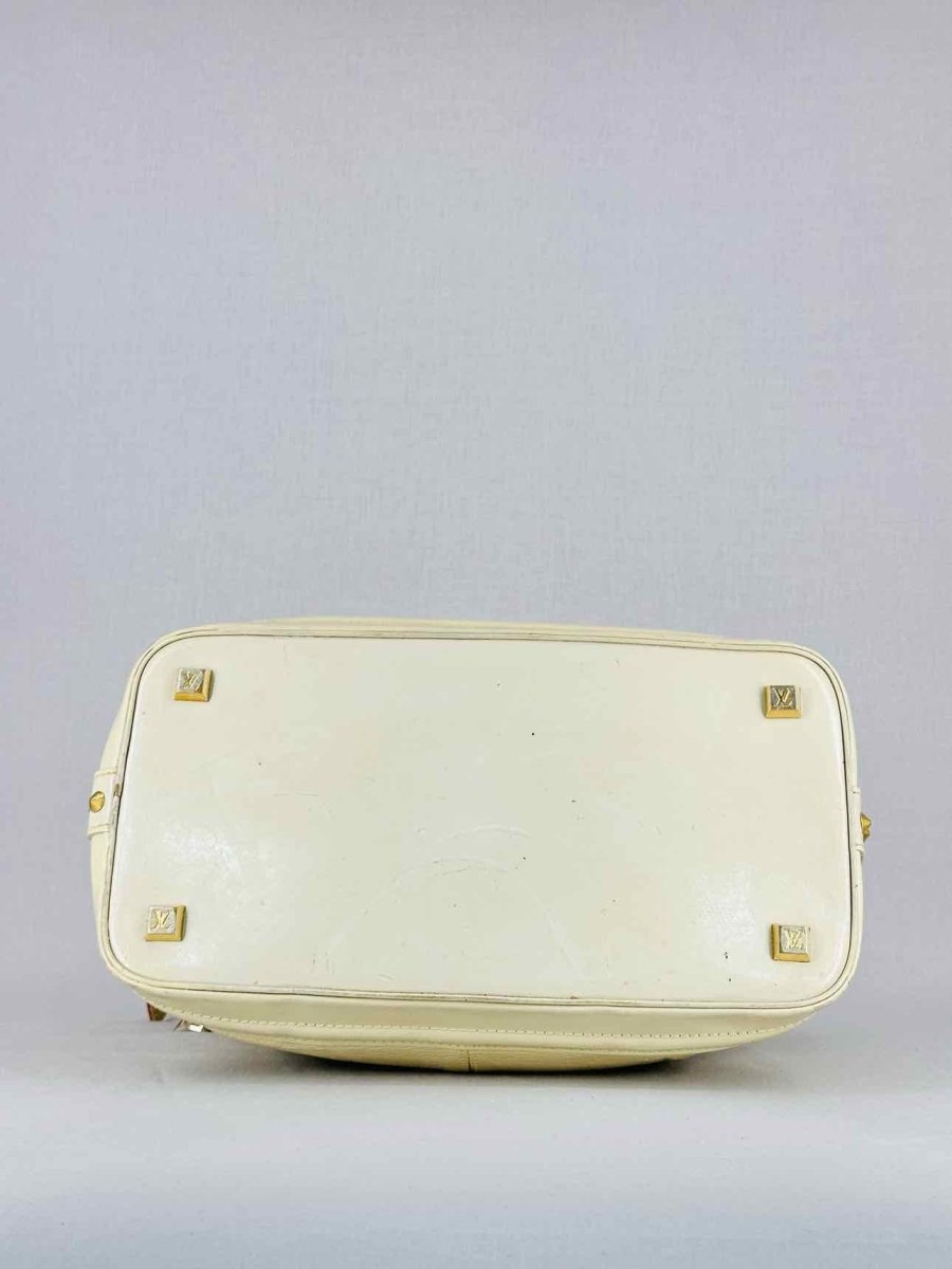 LOUIS VUITTON Lockit White Top Handle
