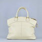 LOUIS VUITTON Lockit White Top Handle