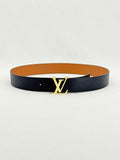 LOUIS VUITTON Men's Black Belt