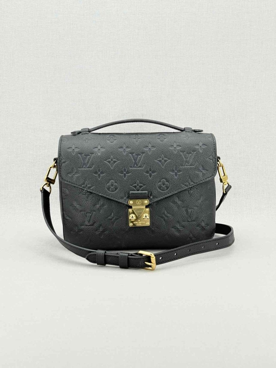 LOUIS VUITTON Metis Black Monogram Shoulder Bag