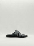 LOUIS VUITTON Mirabeau Black Monogram Size EU 41 Slides
