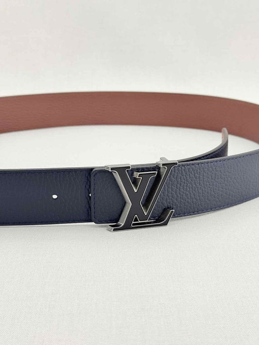 LOUIS VUITTON Navy Blue Belt