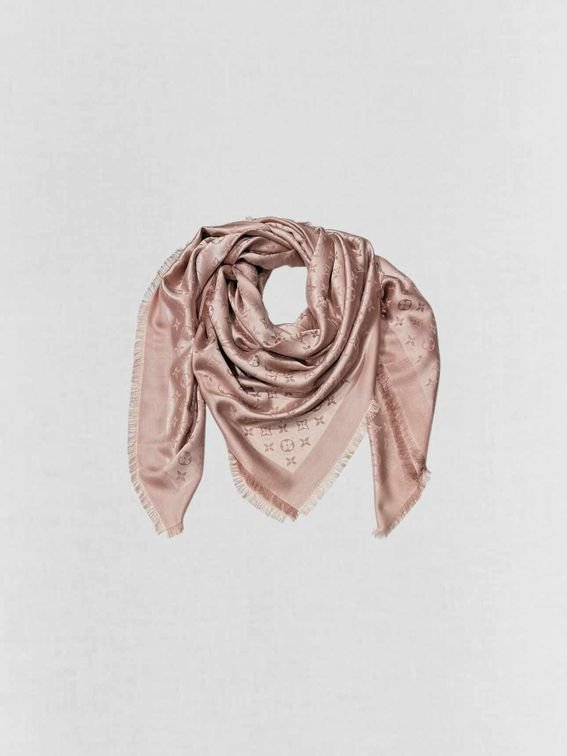 LOUIS VUITTON Pink Shawl