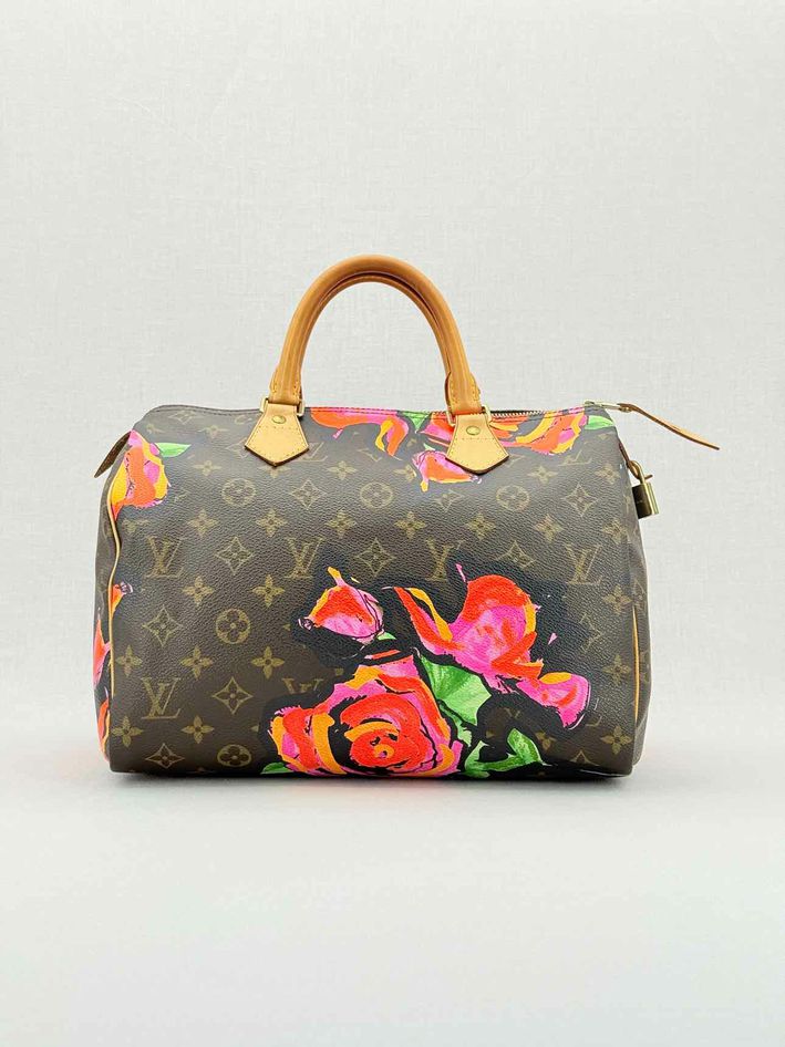 LOUIS VUITTON Speedy 30 Brown Multicolor Top Handle