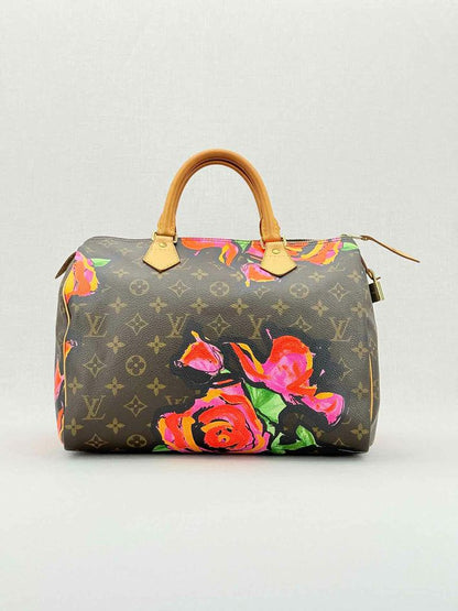 LOUIS VUITTON Speedy 30 Brown Multicolor Top Handle