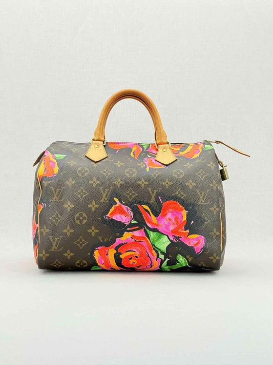 LOUIS VUITTON Speedy 30 Brown Multicolor Top Handle