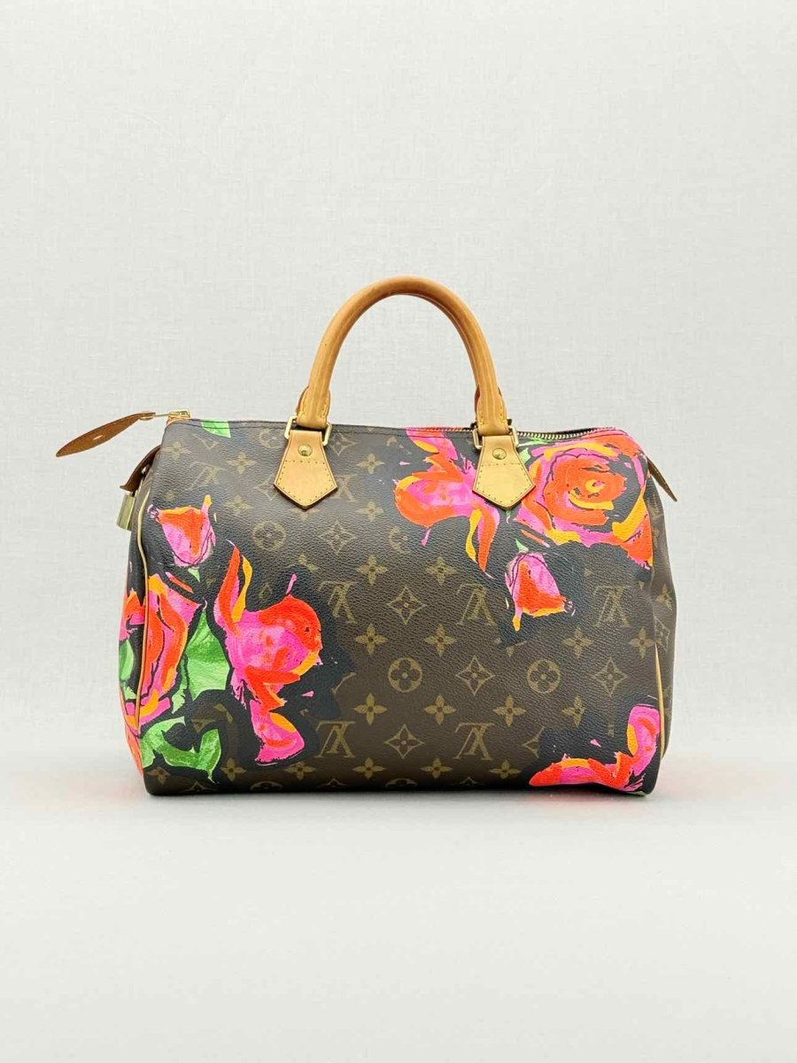 LOUIS VUITTON Speedy 30 Brown Multicolor Top Handle