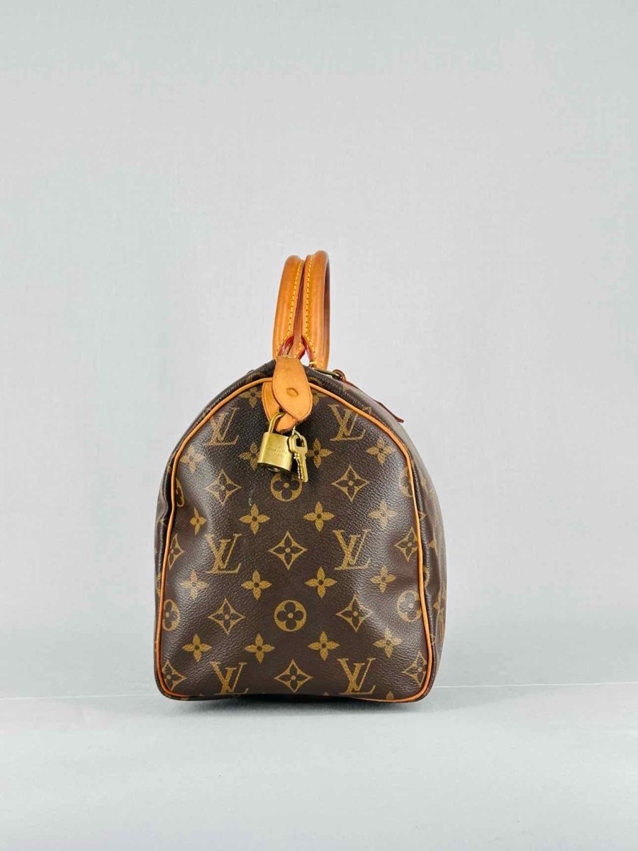 LOUIS VUITTON Speedy Brown Monogram Top Handle
