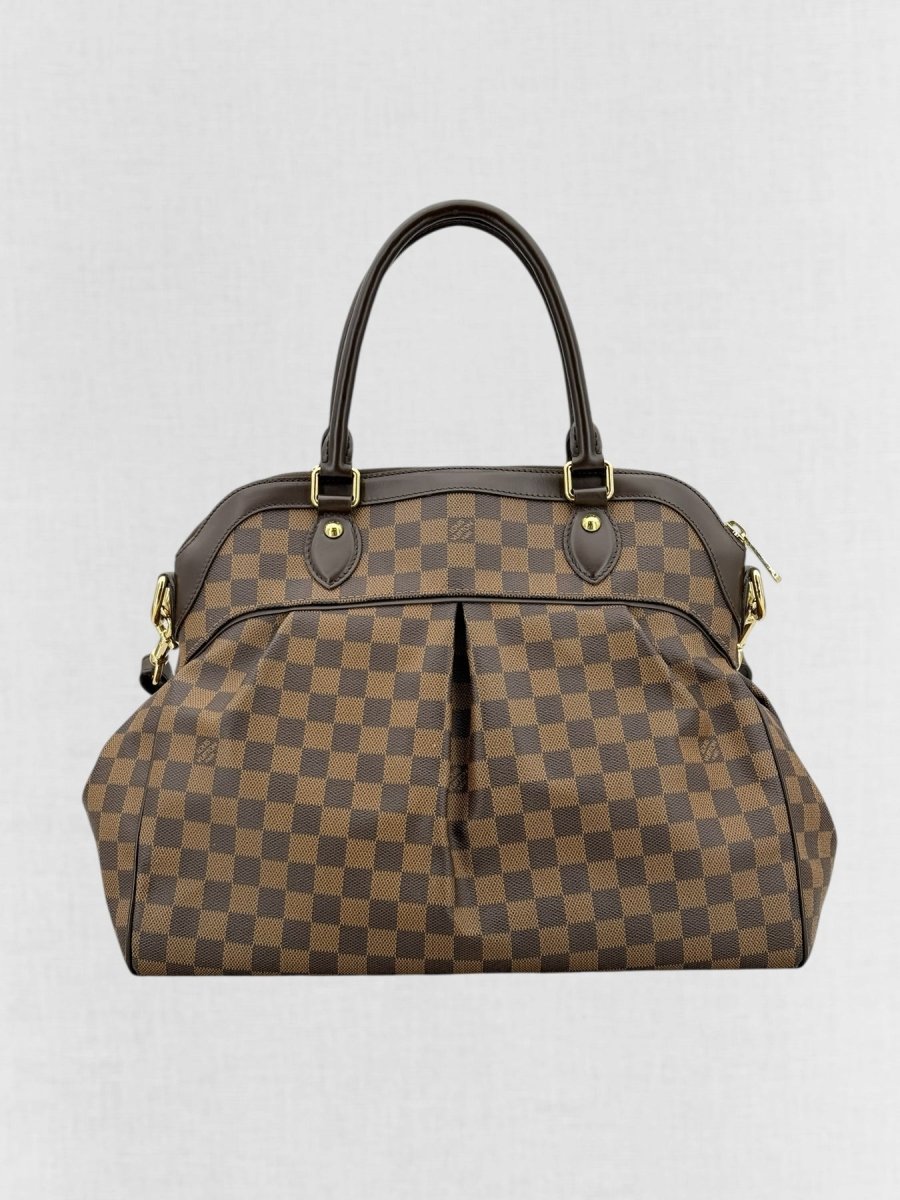 LOUIS VUITTON Trevi Brown Damier Ebene Shoulder Bag