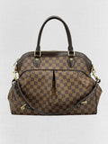 LOUIS VUITTON Trevi Brown Damier Ebene Shoulder Bag