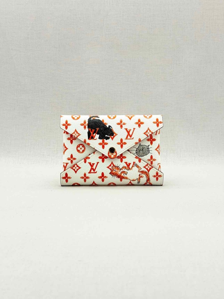 LOUIS VUITTON White Multicolor Monogram Clutch