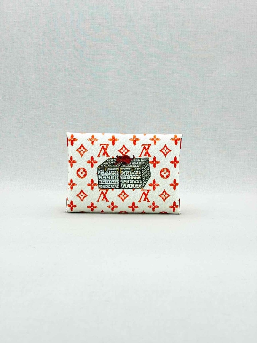 LOUIS VUITTON White Multicolor Monogram Clutch