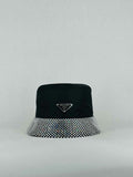 PRADA Black Crystal Embellished Hat