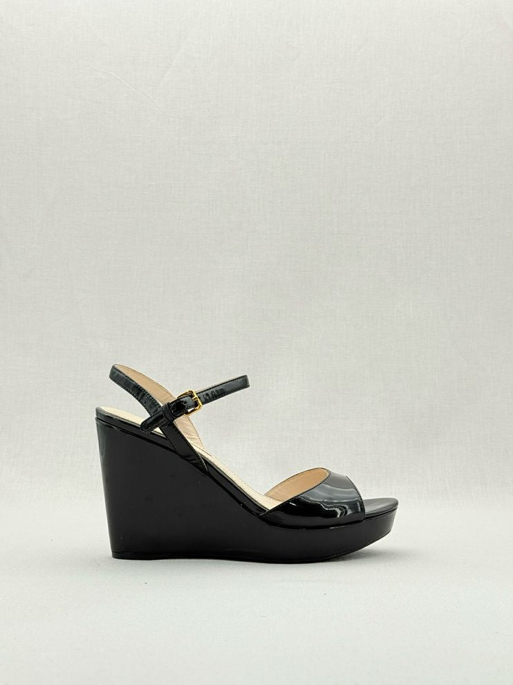 PRADA Black Size EU 37 Wedges