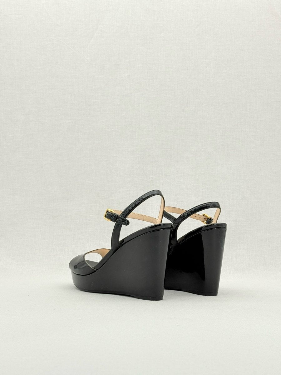 PRADA Black Size EU 37 Wedges