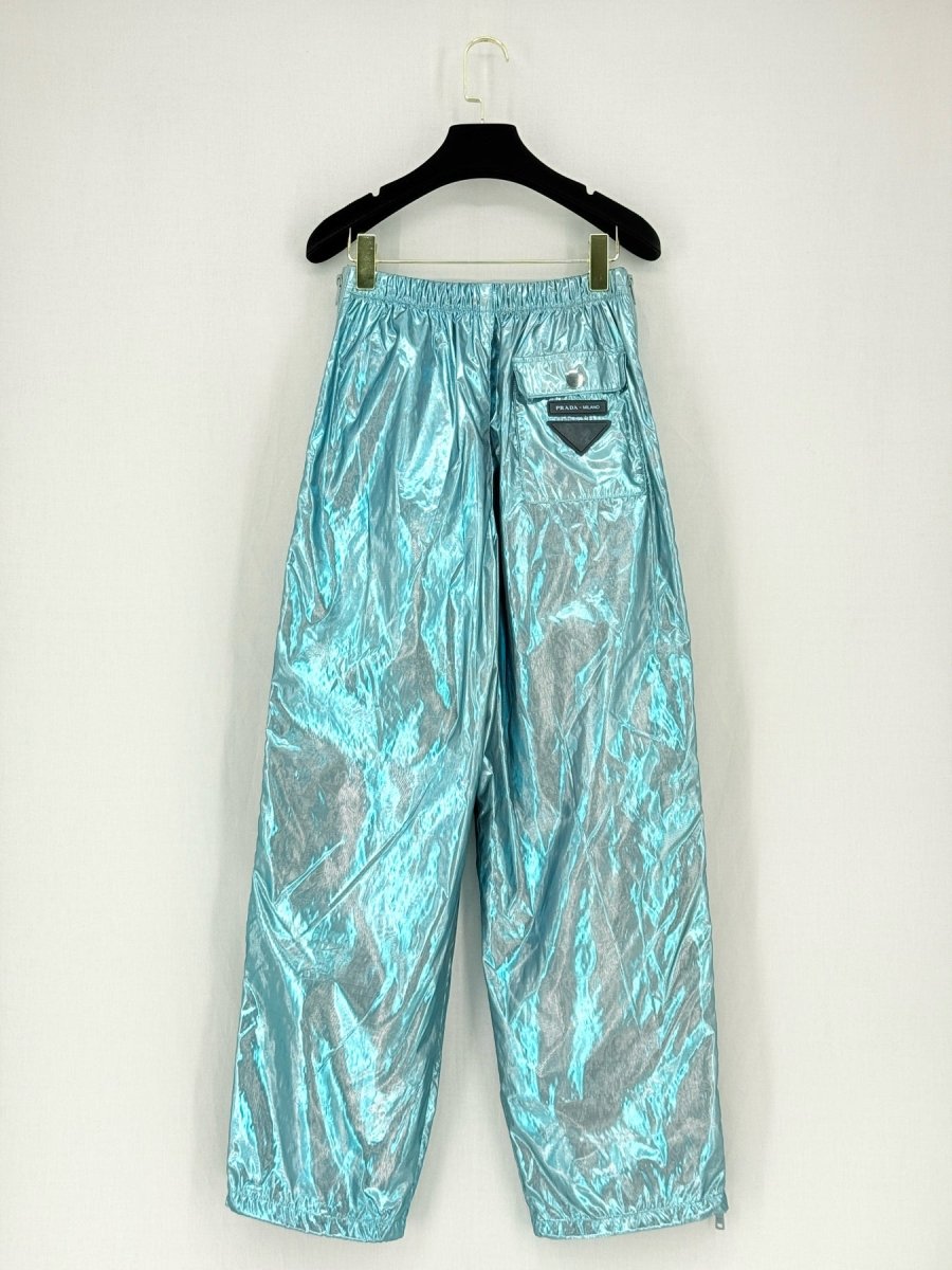 PRADA Blue & Black Size US 4 Pants