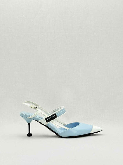 PRADA Light Blue & White Size EU 38 Pumps