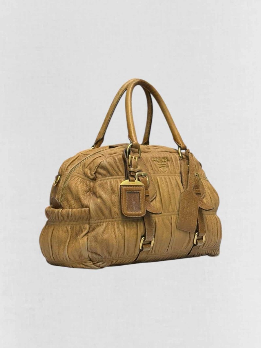 PRADA Brown Top Handle