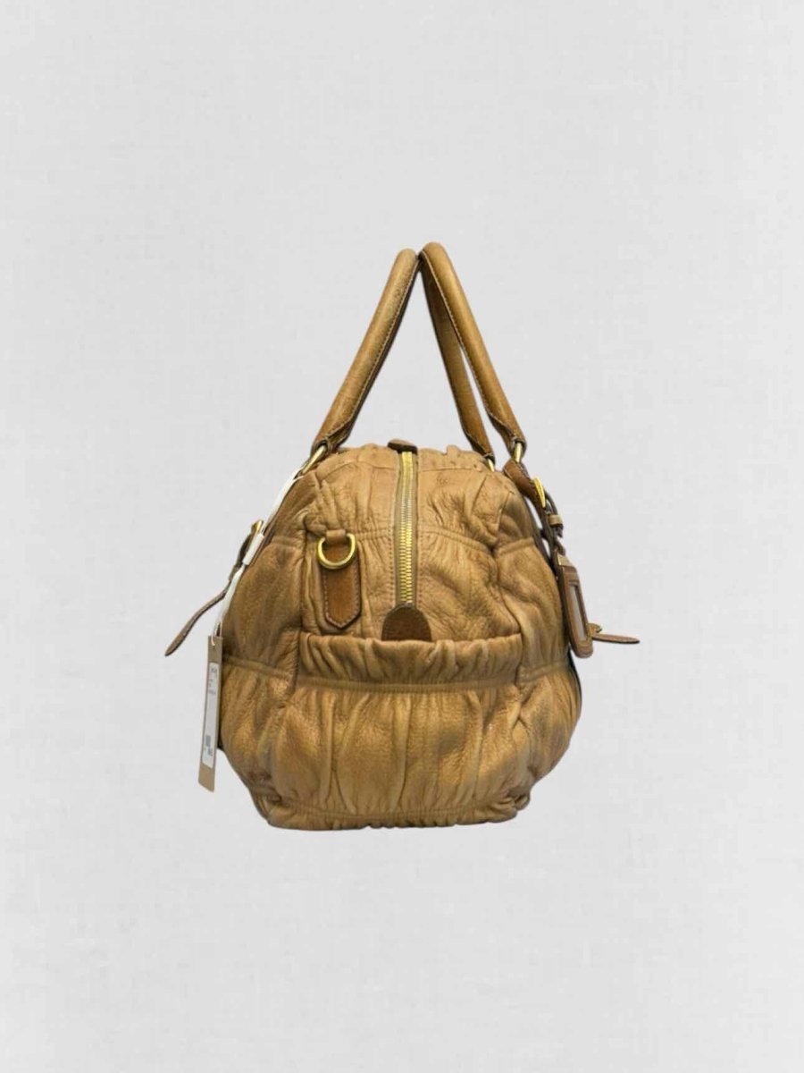 PRADA Brown Top Handle